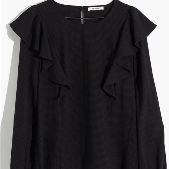 Madewell Ruffle-Front Top - Picture 8 of 8